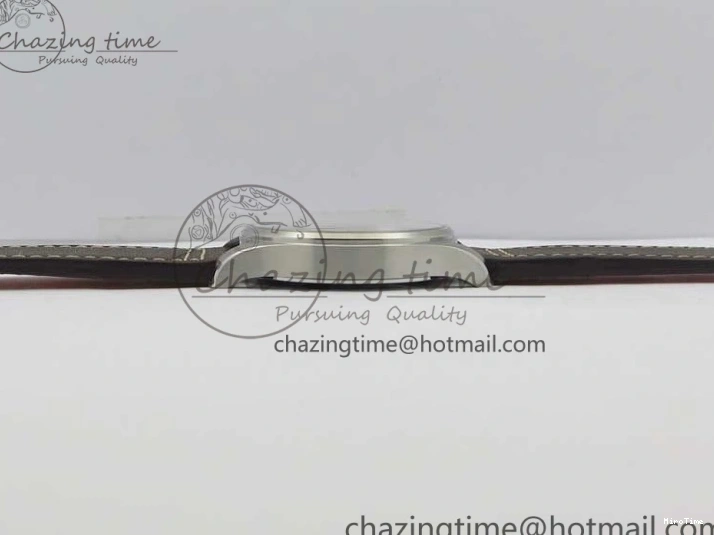 MIROTIME 0303 Original Pilot IW326803 SS MK 1:1 Best Edition Black Dial on Brown Leather Strap MIYOTA 7146